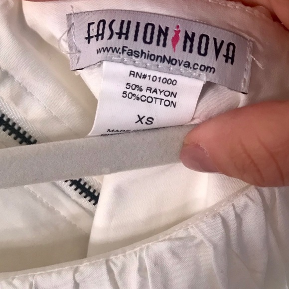 Fashion Nova OTS Crop Top - Picture 7 of 8